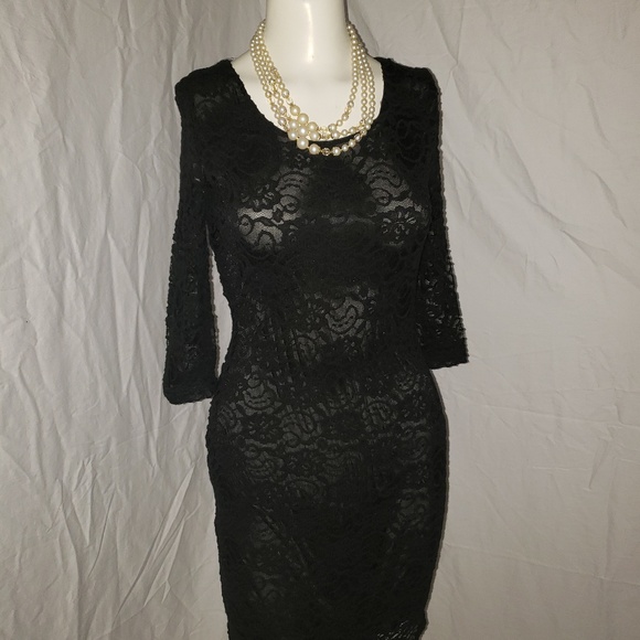 Anthropologie Alice & You Lace Overlay Dress - Picture 5 of 7